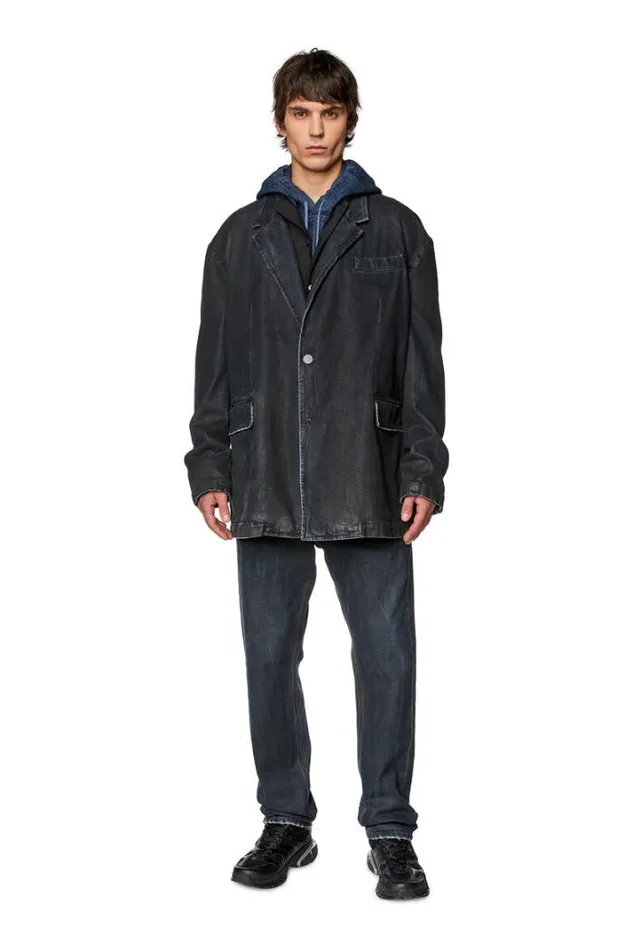 Men DBlazS Black Diesel Outerwear And Jackets