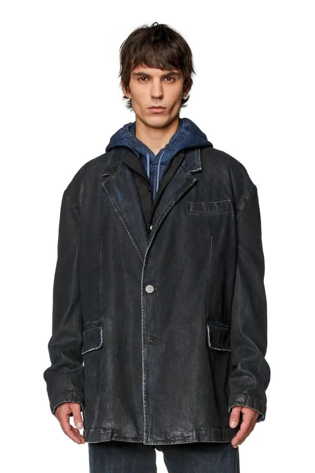 Men DBlazS Black Diesel Outerwear And Jackets Men DBlazS Black Diesel Outerwear And Jackets