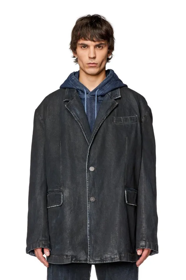 Men DBlazS Black Diesel Outerwear And Jackets Men DBlazS Black Diesel Outerwear And Jackets