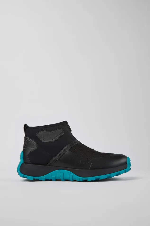 Men Drift Trail VIBRAM Black Recycled PET Ankle Boots Camper Sneakers Men Drift Trail VIBRAM Black Recycled PET Ankle Boots Camper Sneakers