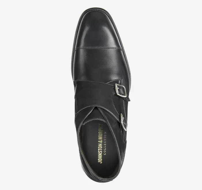 Men Ellsworth Double Buckle Boot Black Italian Calfskin JohnstonandMurphy SlipOns and Loafers Men Ellsworth Double Buckle Boot Black Italian Calfskin JohnstonandMurphy SlipOns and Loafers