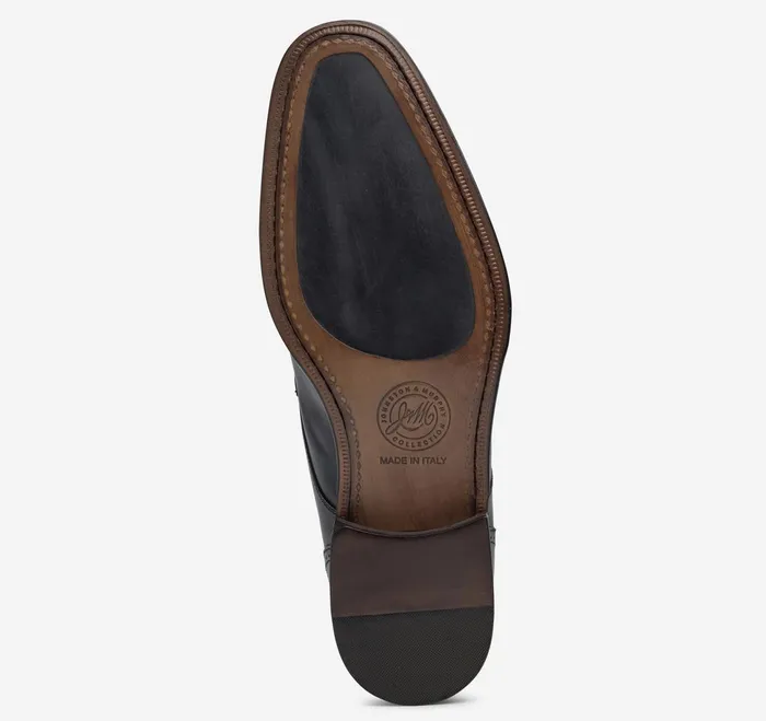 Men Ellsworth Double Buckle Boot Black Italian Calfskin JohnstonandMurphy SlipOns and Loafers Men Ellsworth Double Buckle Boot Black Italian Calfskin JohnstonandMurphy SlipOns and Loafers