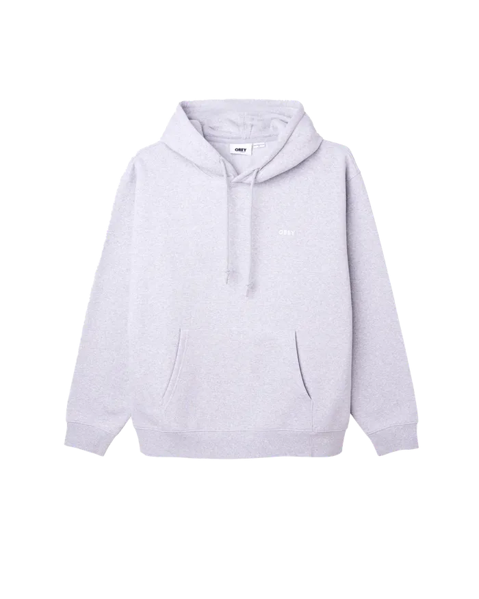 Men EST WORKS BOLD PULLOVER Ash Grey SWEATSHIRTS OBEY Clothing