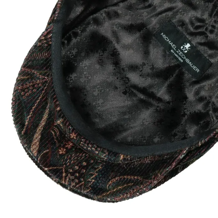 Men Flat Caps Mayser Cord Paisley Flat Cap Zechbauer Burgundy Men Flat Caps Mayser Cord Paisley Flat Cap Zechbauer Burgundy