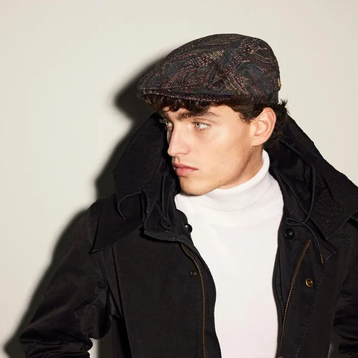 Men Flat Caps Mayser Cord Paisley Flat Cap Zechbauer Burgundy Men Flat Caps Mayser Cord Paisley Flat Cap Zechbauer Burgundy
