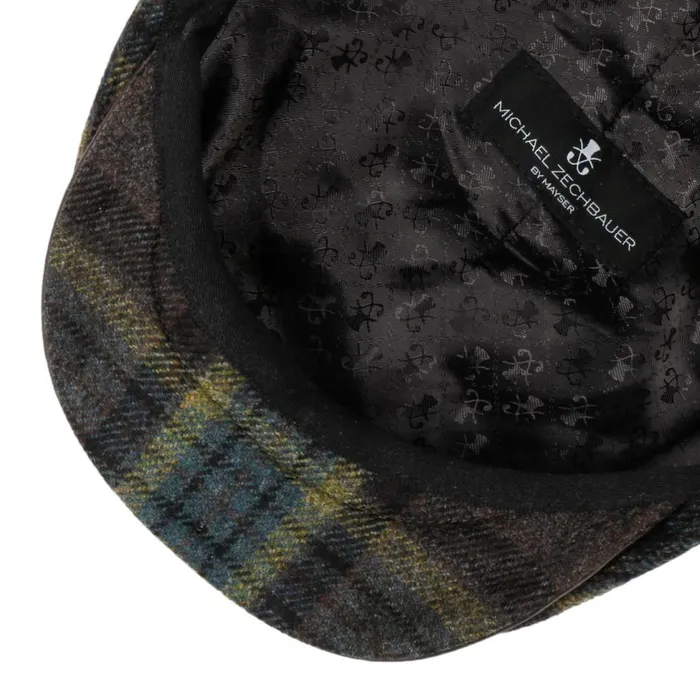 Men Flat Caps Mayser Marzio Wool Check Flat Cap Zechbauer Taupe Men Flat Caps Mayser Marzio Wool Check Flat Cap Zechbauer Taupe