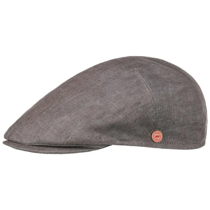 Men Flat Caps Mayser Sidney Linen Flat Cap Beige Men Flat Caps Mayser Sidney Linen Flat Cap Beige