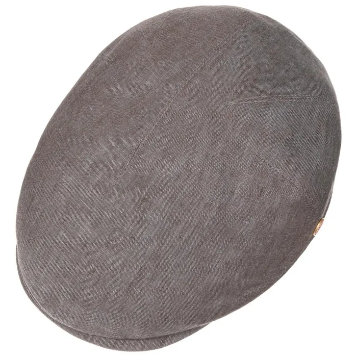 Men Flat Caps Mayser Sidney Linen Flat Cap Beige Men Flat Caps Mayser Sidney Linen Flat Cap Beige