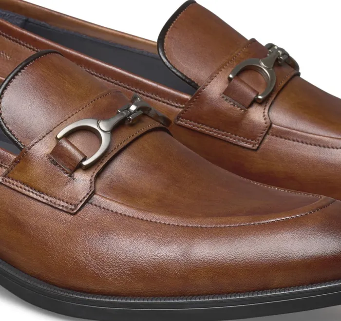 Men Flynch Bit Loafer Tan Italian Calfskin JohnstonandMurphy SlipOns and Loafers Men Flynch Bit Loafer Tan Italian Calfskin JohnstonandMurphy SlipOns and Loafers