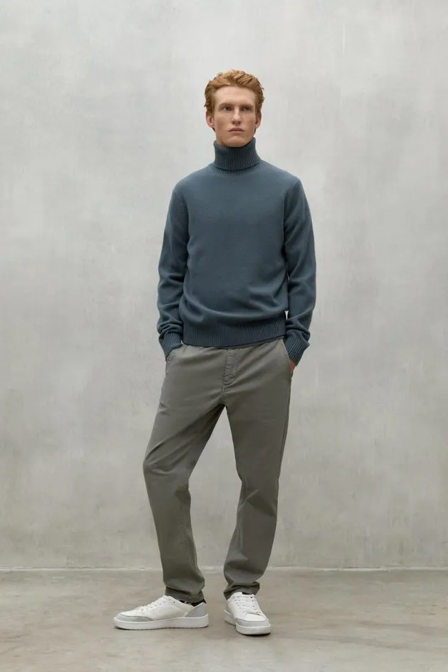 Men Green Brun Sweater Ecoalf Knitwear