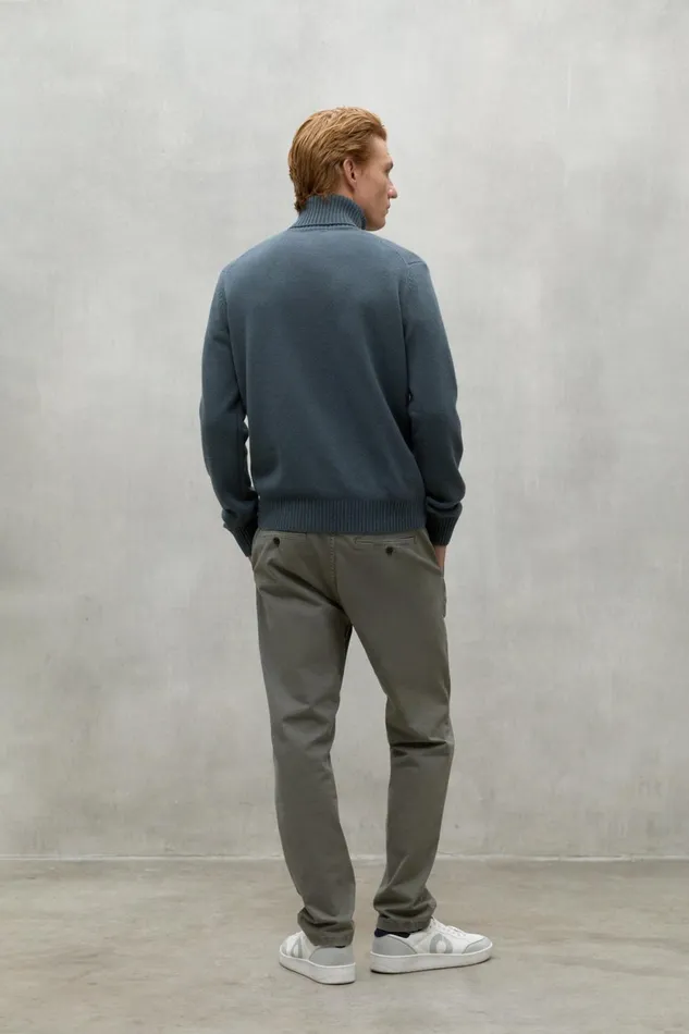 Men Green Brun Sweater Ecoalf Knitwear