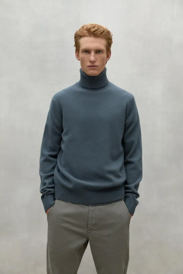 Men Green Brun Sweater Ecoalf Knitwear