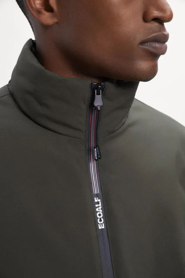 Men Green Caraz Jacket Ecoalf Coats And Jackets