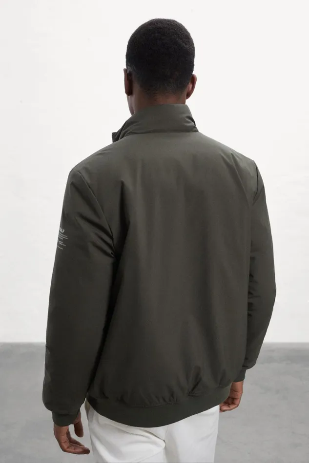 Men Green Caraz Jacket Ecoalf Coats And Jackets