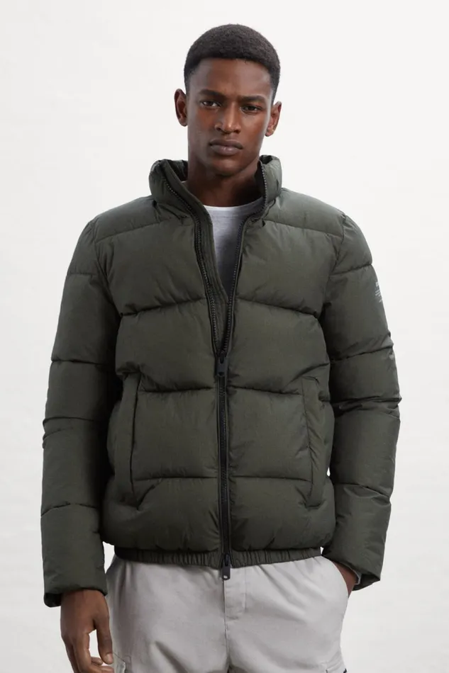 Men Green Dablam Jacket Ecoalf Coats And Jackets