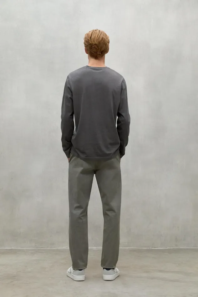 Men Green Ethic Trousers Ecoalf Trousers