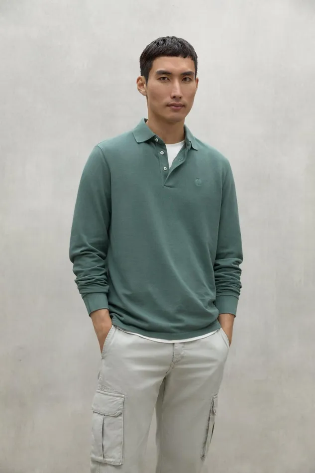 Men Green Ted Polo Shirt Ecoalf Polos