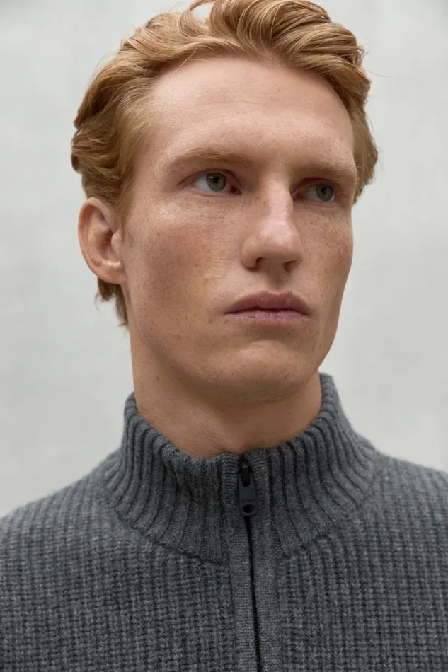 Men Grey Drago Sweater Ecoalf Knitwear