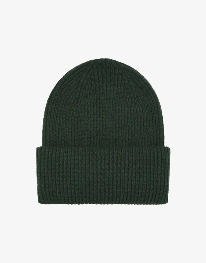 Men Hats Colorful Standard Merino Wool Hat Hunter Green