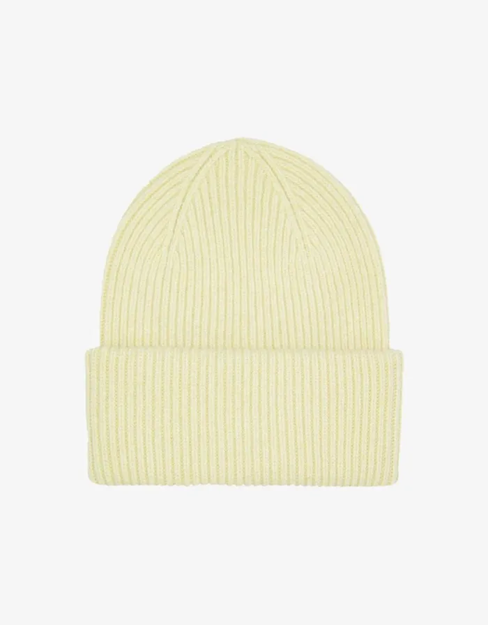 Men Hats Colorful Standard Merino Wool Hat Soft Yellow