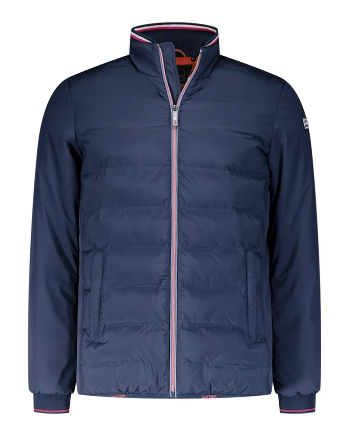 Men Jackets NZA New Zealand Auckland Blue Polyester Bomber Jacket 8211 Tin Blue