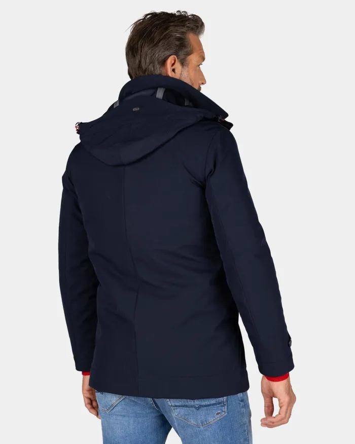 Men Jackets NZA New Zealand Auckland Dark Blue Parka With Hood 8211 Winter Navy Men Jackets NZA New Zealand Auckland Dark Blue Parka With Hood 8211 Winter Navy