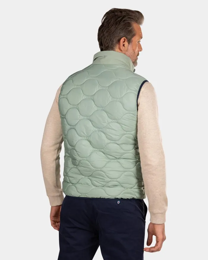 Men Jackets NZA New Zealand Auckland Green Padded Vest 8211 Sage