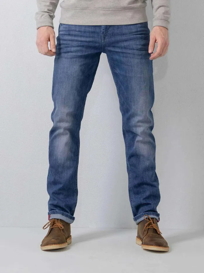 Men Jeans Petrol Industries Seaham Tracker Slim Straight Fit Medium Vintage