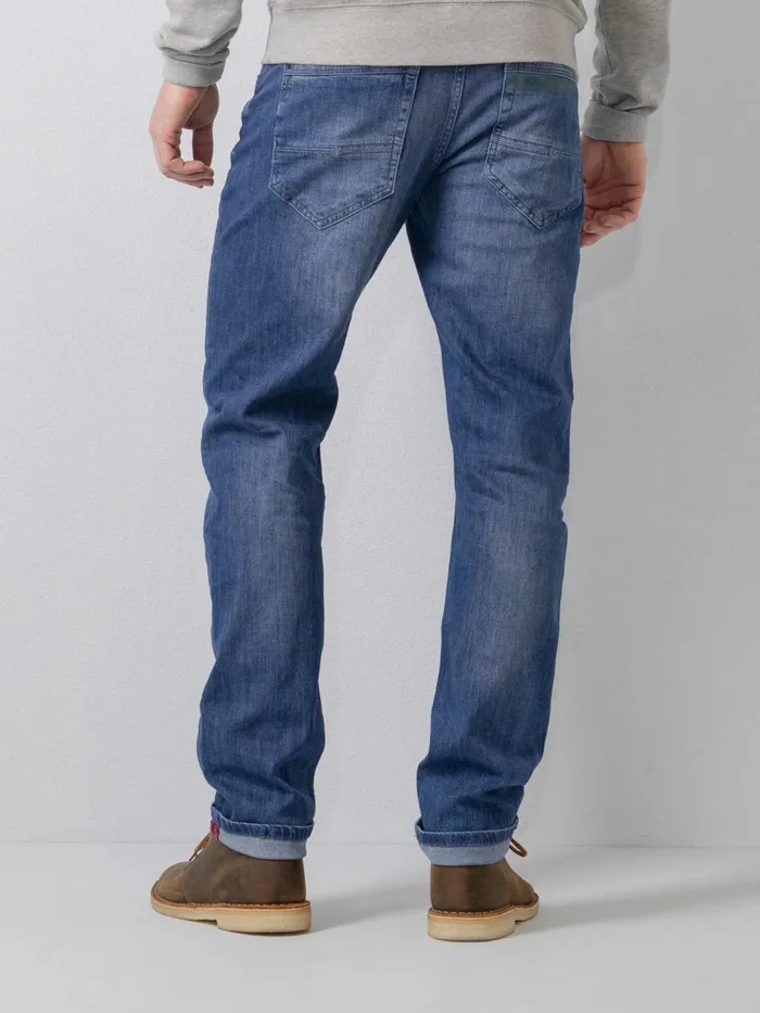 Men Jeans Petrol Industries Seaham Tracker Slim Straight Fit Medium Vintage