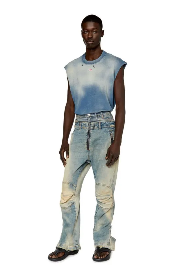 Men KAddis Blue Diesel Knitwear