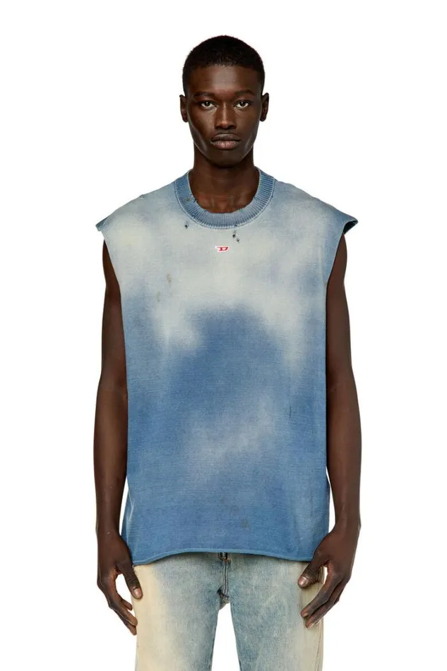 Men KAddis Blue Diesel Knitwear Men KAddis Blue Diesel Knitwear