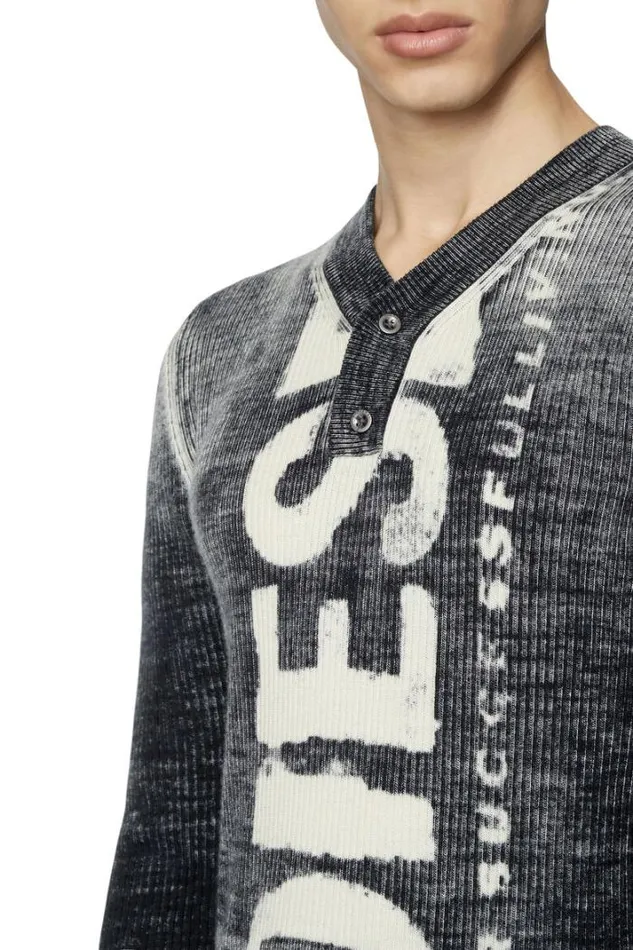 Men KAtullus Black Diesel Knitwear Men KAtullus Black Diesel Knitwear
