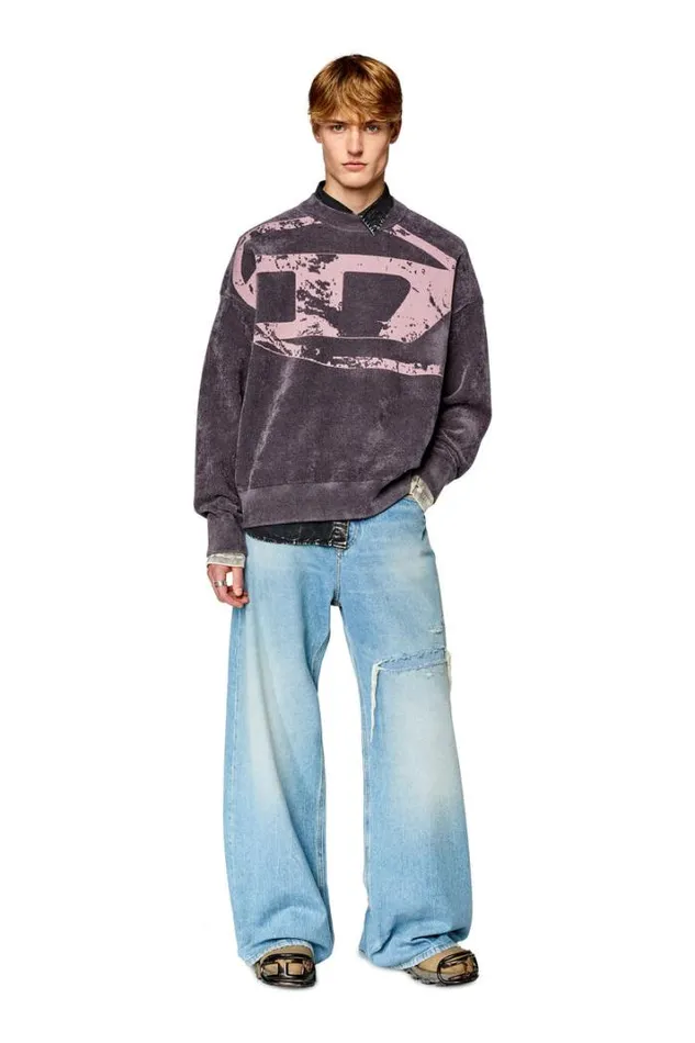 Men KTria Grey Diesel Knitwear