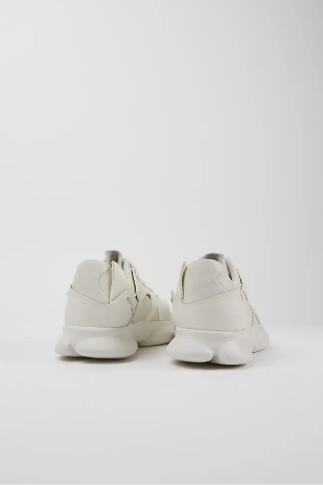 Men Karst White Nondyed Leather Sneakers Camper Sneakers Men Karst White Nondyed Leather Sneakers Camper Sneakers