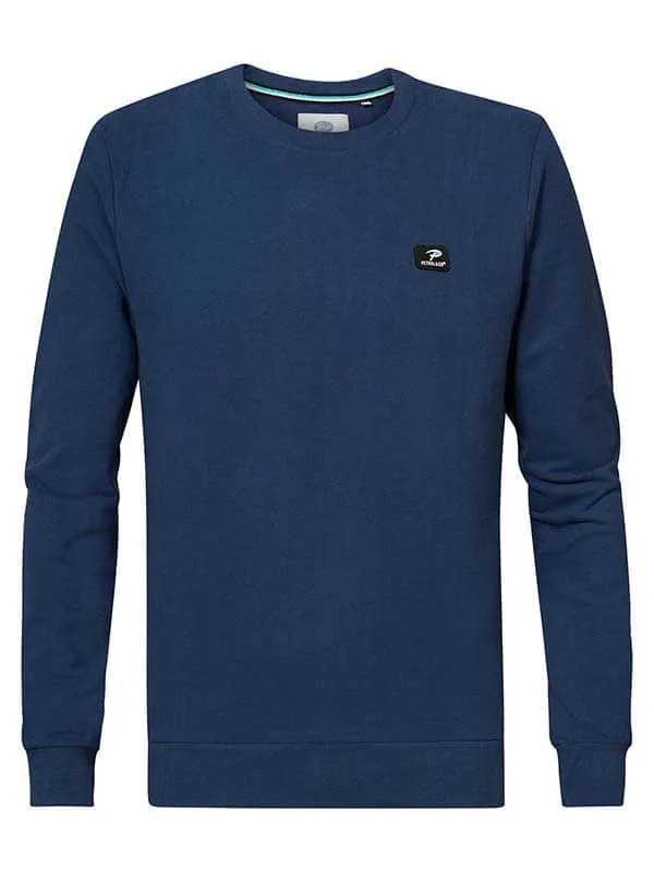 Men Knits and Sweats Petrol Industries Classic Pullover Petrol Blue