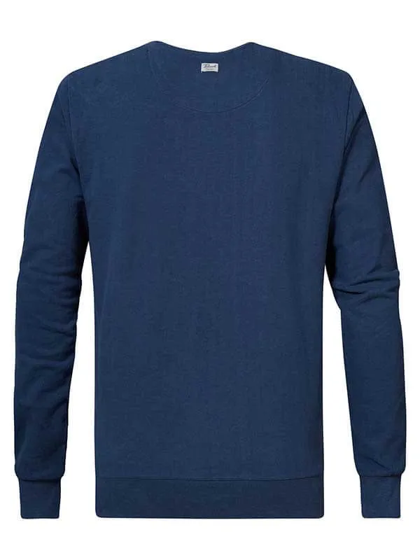 Men Knits and Sweats Petrol Industries Classic Pullover Petrol Blue