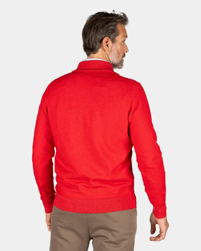 Men Knitwear NZA New Zealand Auckland Red Pullover With Elastane 8211 Reef Red Men Knitwear NZA New Zealand Auckland Red Pullover With Elastane 8211 Reef Red