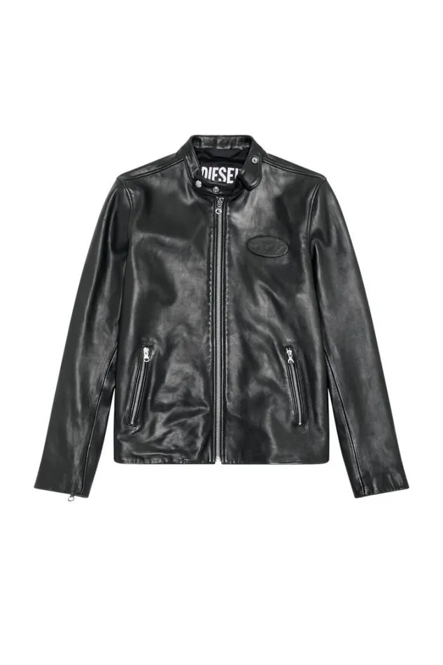 Men LMetal Black Diesel Outerwear And Jackets Men LMetal Black Diesel Outerwear And Jackets