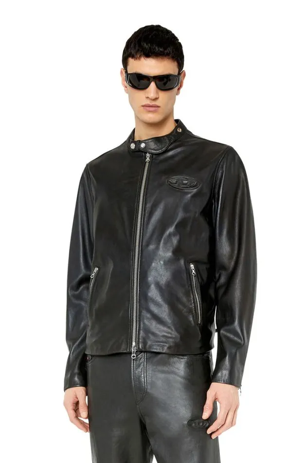 Men LMetal Black Diesel Outerwear And Jackets Men LMetal Black Diesel Outerwear And Jackets