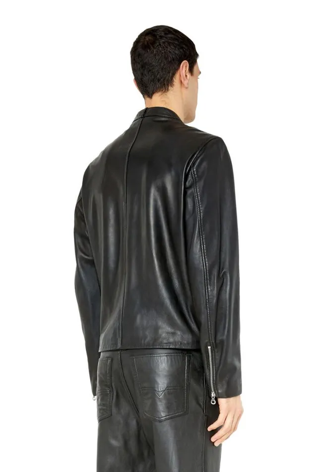 Men LMetal Black Diesel Outerwear And Jackets Men LMetal Black Diesel Outerwear And Jackets
