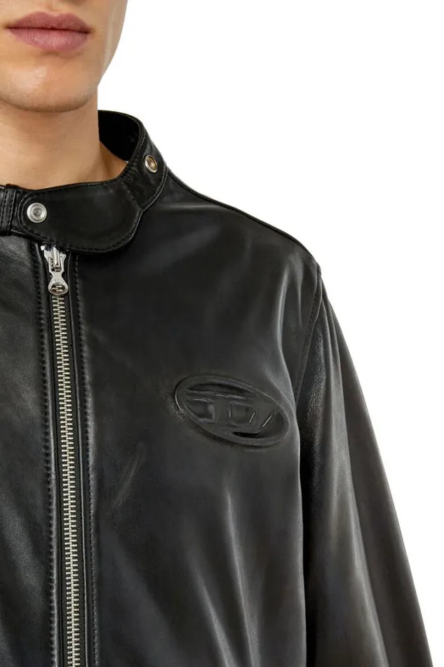 Men LMetal Black Diesel Outerwear And Jackets Men LMetal Black Diesel Outerwear And Jackets