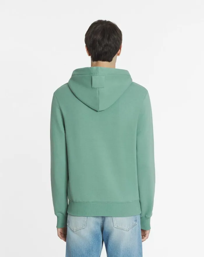 Men Lanvin Knitwear and Sweatshirts Lanvin Curb Lace Hoodie Vert De Gris