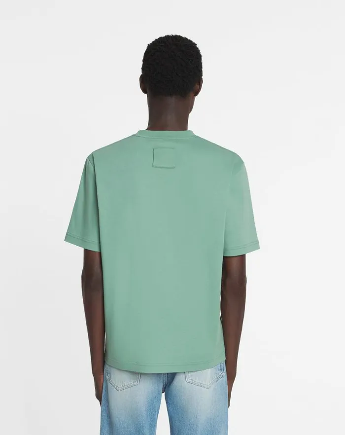 Men Lanvin Tshirts and Polos Lanvin Curb Lace Tshirt Vert De Gris Men Lanvin Tshirts and Polos Lanvin Curb Lace Tshirt Vert De Gris