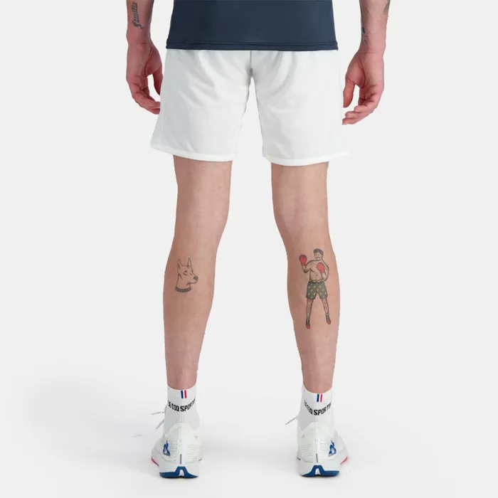 Men Le Coq Sportif Shorts Tennis Shorts New Optical Whitedress Blues Men Le Coq Sportif Shorts Tennis Shorts New Optical Whitedress Blues