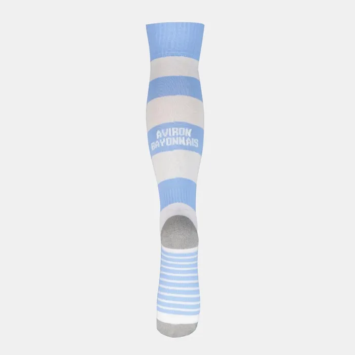 Men Le Coq Sportif Socks Aviron Bayonnais 8211 Match Outfit Socks De Sport New Optical Whitefly Blue