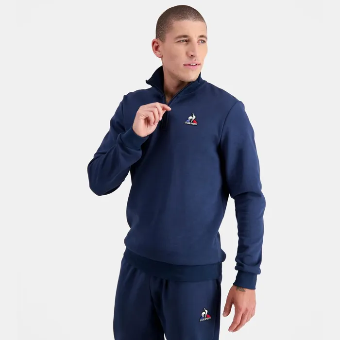 Men Le Coq Sportif Sweatshirts Essentiels Sweatshirt Dress Blues