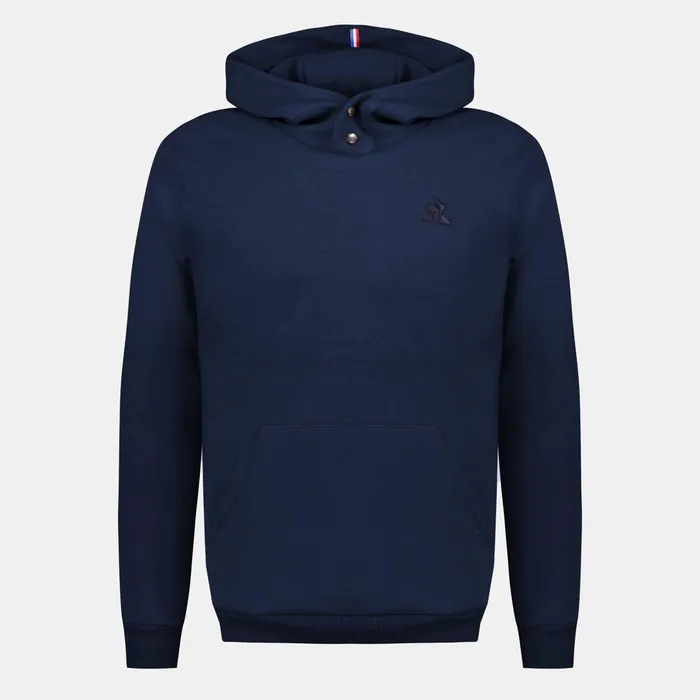 Men Le Coq Sportif Sweatshirts Ton Sur Ton Hoodie Dark Velvet