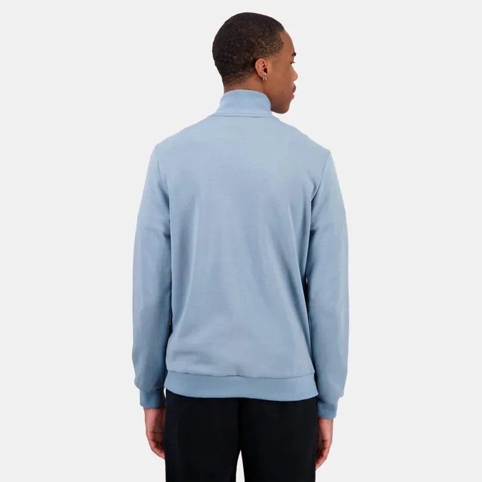 Men Le Coq Sportif Sweatshirts Ton Sur Ton ZipUp Sweatshirtshirt Faded Denim