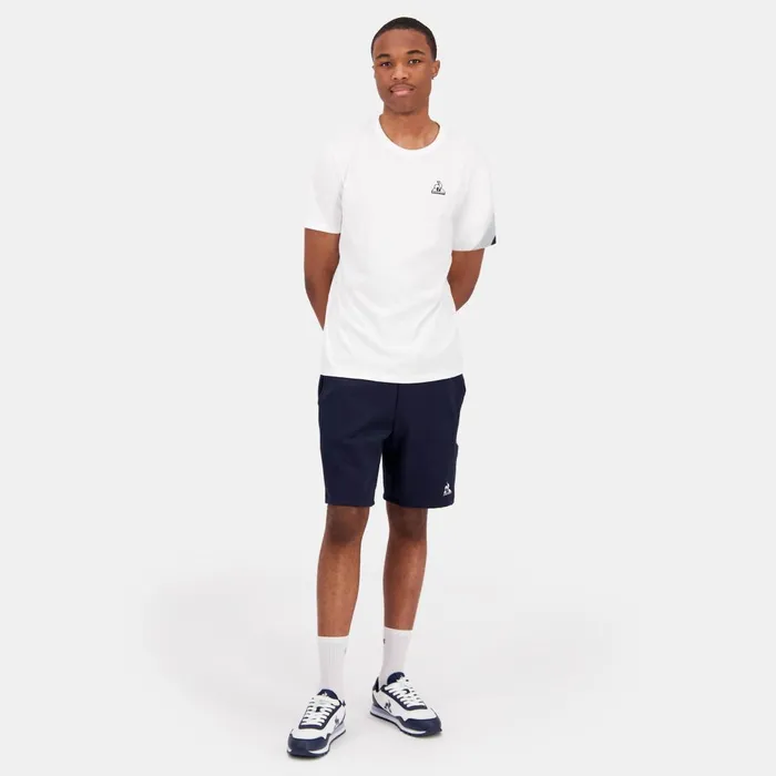 Men Le Coq Sportif Tshirts And Tops Hritage Tshirt Homme New Optical White