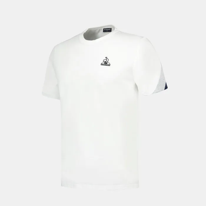 Men Le Coq Sportif Tshirts And Tops Hritage Tshirt Homme New Optical White